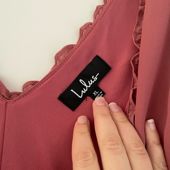 Lulu's Juliette Wrap Ruffle Maxi Dress - Picture 4 of 6